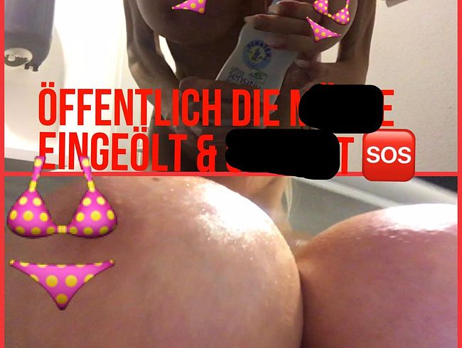 s*xxy Angie Porno Video: PRALLE MÖPSE ÖFFENTLICH EINGEÖLT & GEfi**T