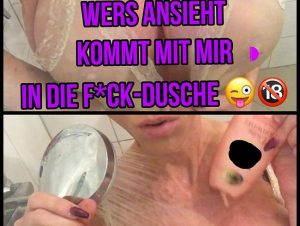 s*xxy Angie Porno Video: Wers ansieht kommt mit in die F*CK-Dusche!! ;P